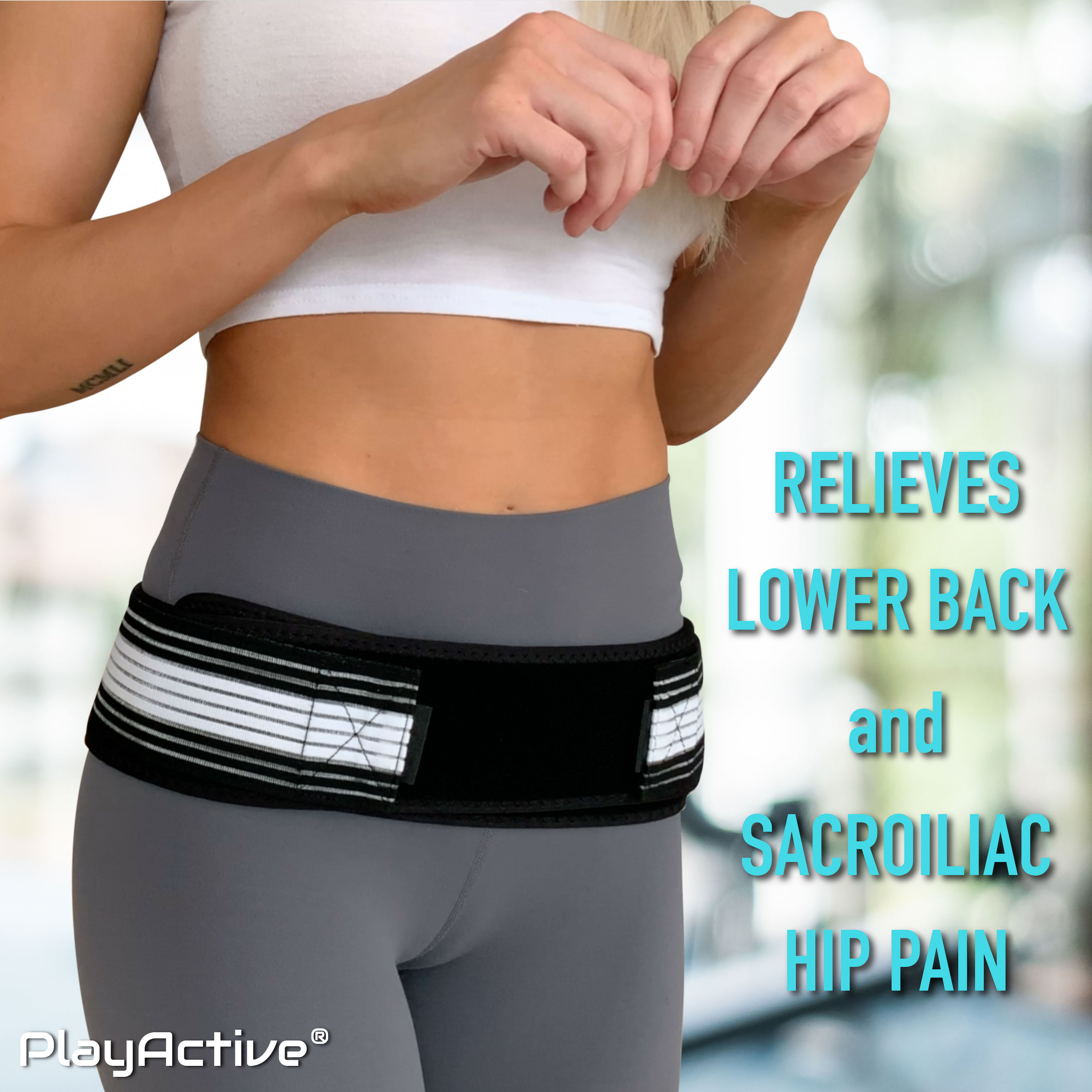 Sacroiliac Si Joint Hip Belt - Durable Anti-slip Pelvic And Lower Back  Support Brace For Men And Women - Pain Relief For Sciatica